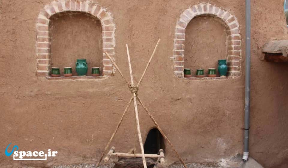 نمای محوطه اقامتگاه بوم گردی خانه عباسی - تاکستان - روستای کهک